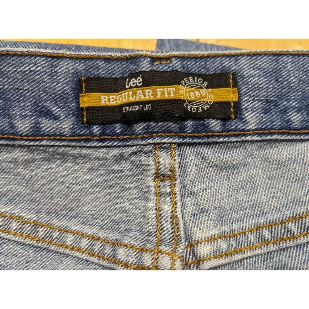 Lee Regular Fit straight leg denim men jeans 42‎ 32